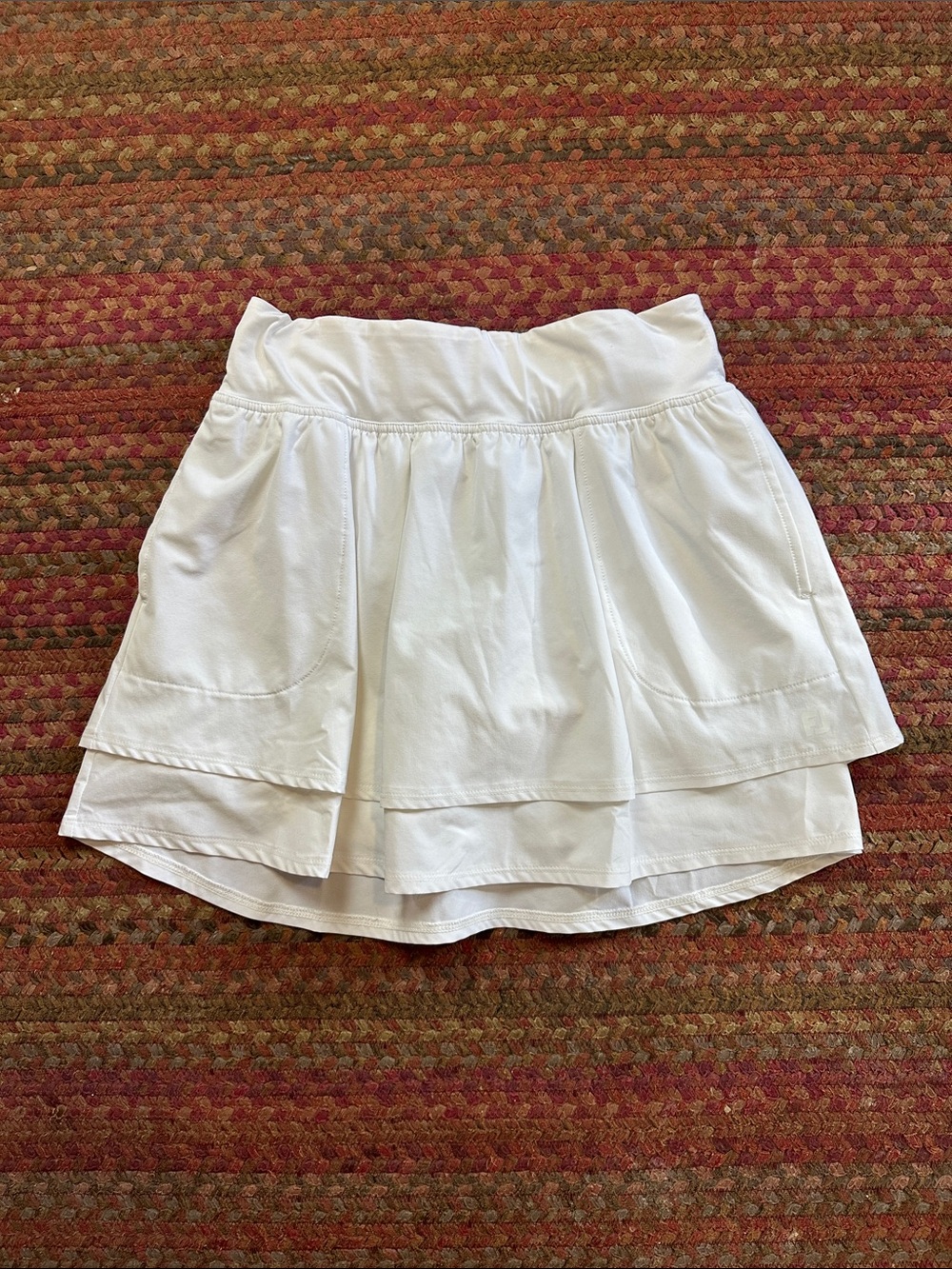 FootJoy White Layered golf Skirt with Pockets